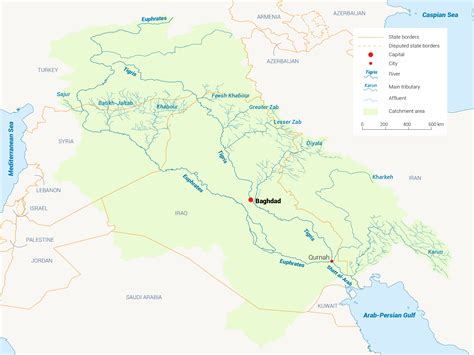The Tigris And Euphrates In Iraq Fanack Water