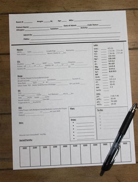 Our brain sheets are made in the usa by working nurses, for nurses. PRINTABLE Nursing brain sheet for report | Etsy in 2020 | Icu nurse report sheet, Nurse brain ...