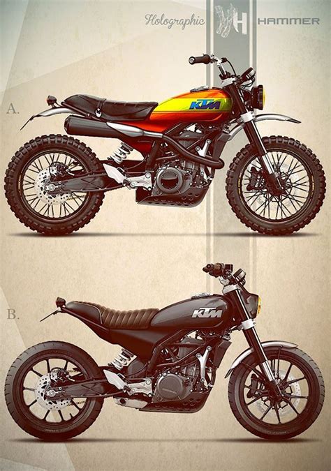The ktm duke 390 goes literally offroad. KTM Duke 390 Scrambler as a render | Ktm cafe racer, Ktm ...
