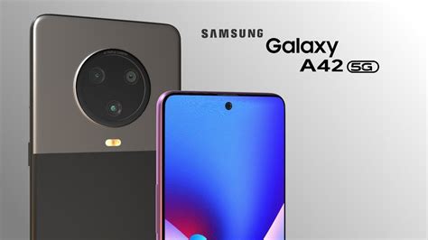 The back panel looks slightly different from other a series handsets as its divided into four sections with a color gradient. Samsung Galaxy A42 5G (2021) :- first introduction - YouTube