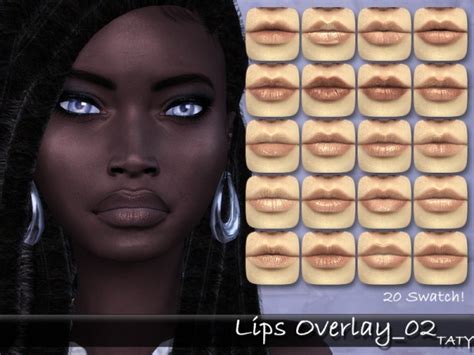 The Sims Resource Lips Overlay By Tatygagg Sims 4 Downloads