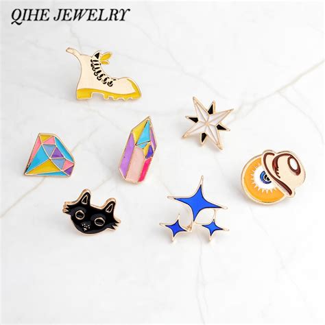 Buy Qihe Jewelry Pins And Brooches Star Shoe Pins