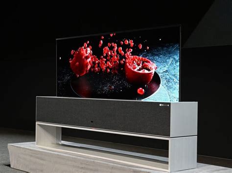 Ces 2019 Lg Unveils Futuristic Roll Up Tv That Disappears Into Its