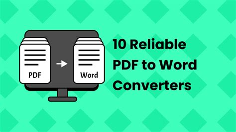 Pdf To Word Converters Leading 10 Choices In 2024 Updf