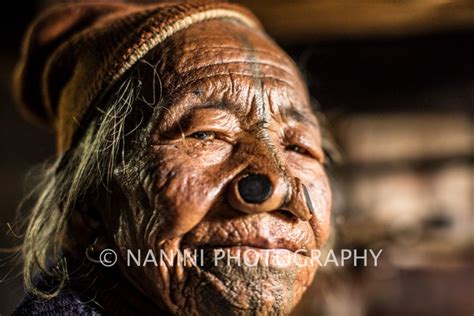 Apatani Woman In India The Apatani Women Are Known For Their Nose