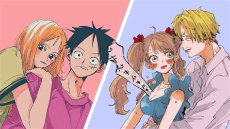Sanji X Pudding And Luffy X Nami Somebody To You One Piece Collab