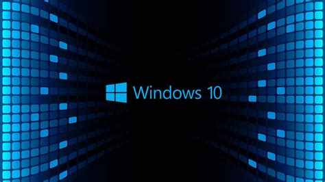 Download Windows 10 Hd Blue Squares Wallpaper