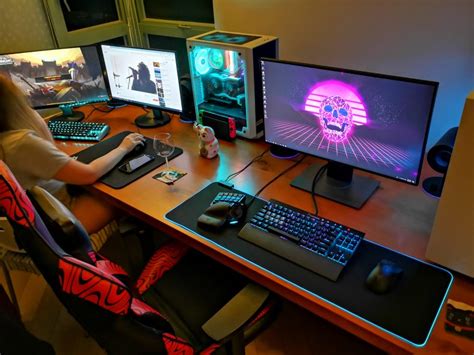 Gamer Couple Goal 2022 Cute And Cozy Couples Side By Side Gaming Room