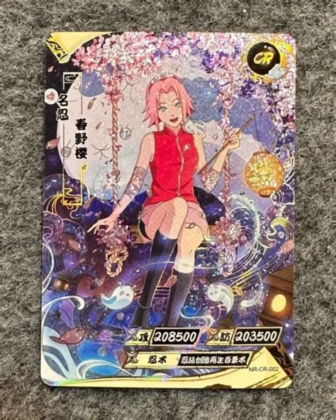 Kayou Naruto Tcg Ccg Trading Card Haruno Sakura Ssp Nr Cr 002 Ssp Near