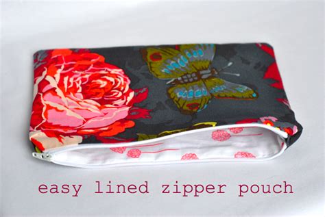 Two Zippered Pouch Tutorials Lindsay Sews