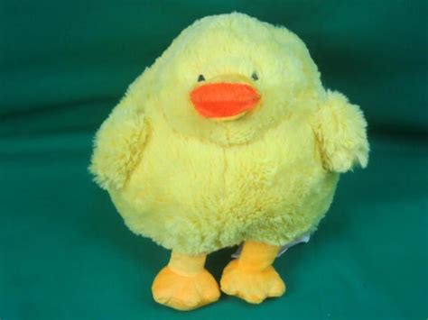 Adorable Soft Pillow Egg Shaped Yellow Duck Baby Duckling Plush Stuffed