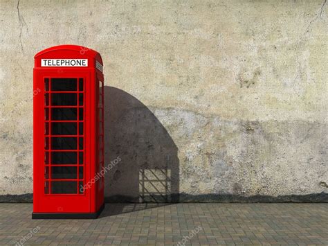 Classic Red Telephone Booth — Stock Photo © Shenki 10160832