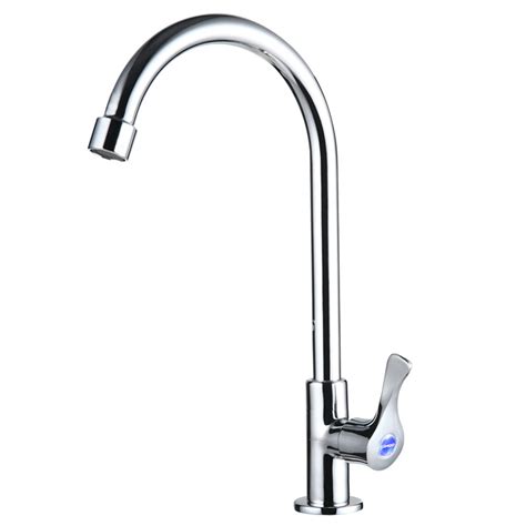 A wide variety of gooseneck kitchen faucets options are available to you, such as style, valve core material, and number of. Gooseneck Kitchen Faucet Silver Chrome Contemporary Cool Brass