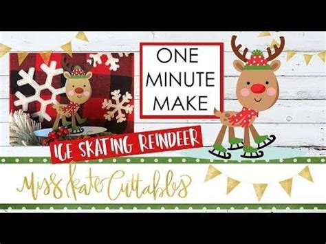 Download (12) One Minute Make - Ice Skating Reindeer How To ...