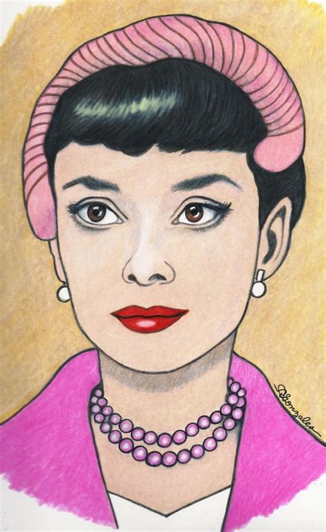 Stars Portraits Portrait Of Audrey Hepburn By Aaronmark 13 Audrey