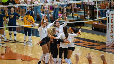 University Of Texas Volleyball Set To Clinch Big 12 Outright Axios Austin