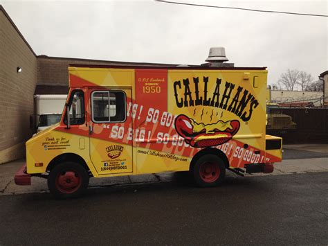 Callahans Hot Dogs Food Truck Wrap Coastal Enterprises