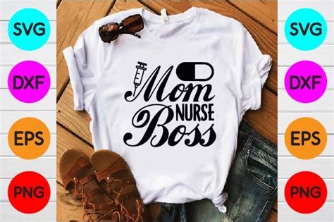 Nurse Mom Boss Graphic By Designsvg · Creative Fabrica