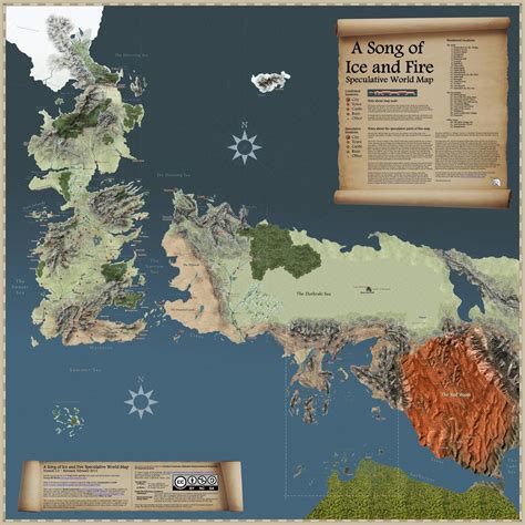 Map Of Westeros And Essos Where Would You Want To Live And Why