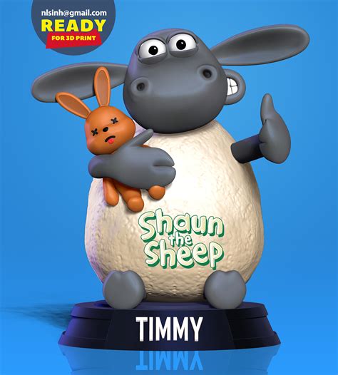 3d File Timmy Shaun The Sheep・3d Printable Model To Download・cults