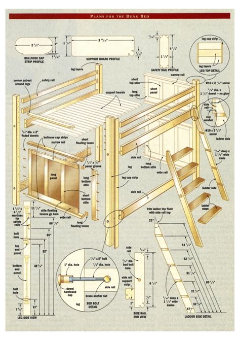Queen loft bed diy complete plans, blueprint, materials and pdf. Woodwork Diy Log Bunk Bed Plans PDF Plans