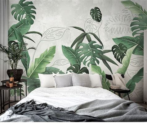 Online shopping a variety of best asian decors at dhgate.com. Southeast Asian Rainforest Plant Wall Murals Wall Decor ...