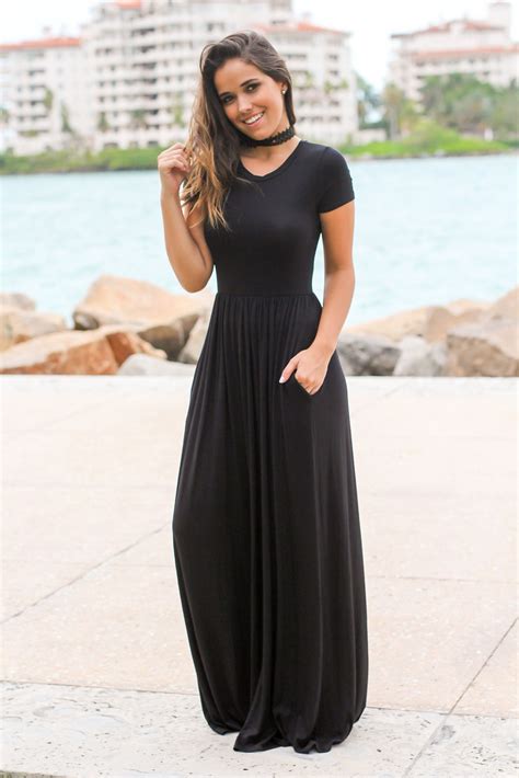 We Are Loving This New Black Maxi The Perfect Basic Dress To Dress Up