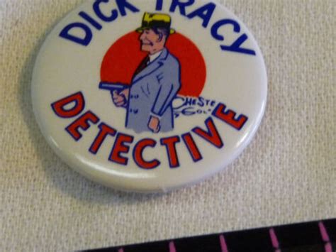 Dick Tracy Detective Pinback Button EBay