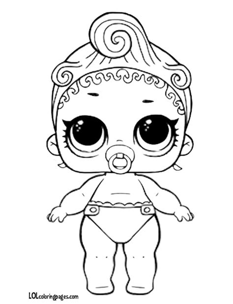 The l.o.l o.m.g (outrageous millennial girls) are fashion dolls that are the bigger siblings to popular/fan favorite lol surprise tots and lil sisters. Malvorlagen Lol Doll