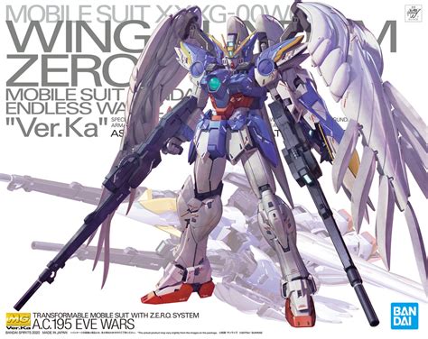 Endless Waltz Wing Gundam Zero Ew Mg 1100 Scale Model Kit Happytcg