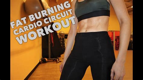 Fat Burning Cardio Circuit Workout Model Workout Youtube