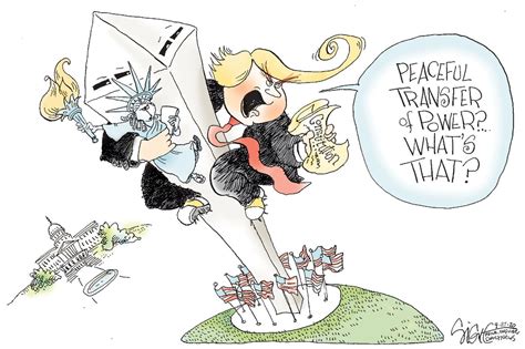 Political Cartoon President Trump Wonders If ‘peaceful Transfer Of