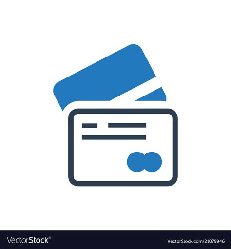 Payment Card Icon Royalty Free Vector Image Vectorstock