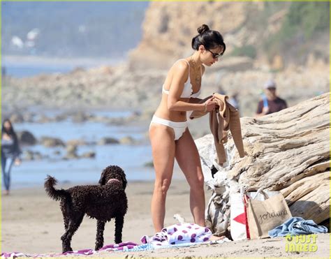 Jordana Brewster Shares A Kiss With Boyfriend Mason Morfit At The Beach Photo Bikini