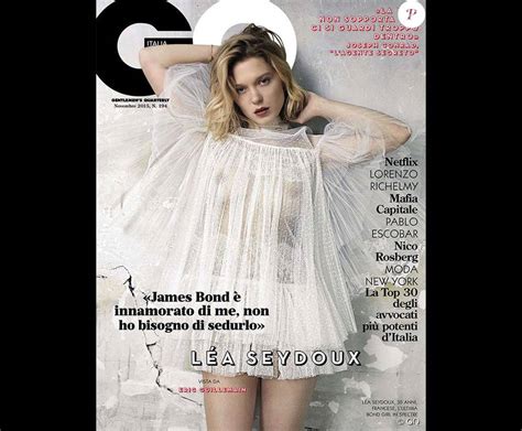 Léa Seydoux En Couverture Du Numéro De Novembre 2015 De Gq Italia Purepeople