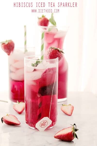 Refreshing Strawberry Mint Sparkling Limeade Recipe Diethood