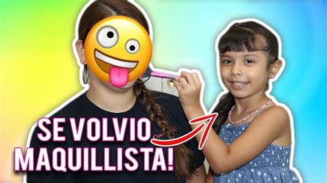 Mi Hija Hace Un Personaje En Mi Cara 🤣 Mi Hija Me Maquilla Youtube