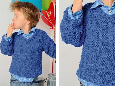 Свитер крючком для мальчика: выкройка для вязания детского свитера - Ателье Корона