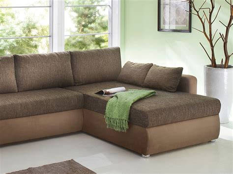 Wunderbare ideen wohnzimmer braune couch info. Ecksofa Couch Tifon 272x200cm braun lava Bettfunktion ...