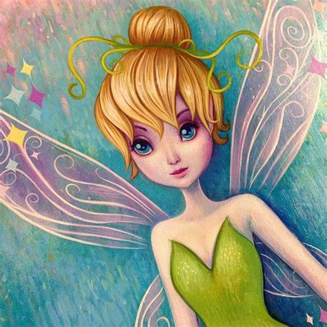 Detail Of Glitter Garden My Rendition Of Tinker Bell This Painting