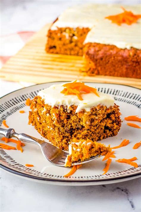 Vegan Carrot Cake With Cream Cheese Frosting The Picky Eater