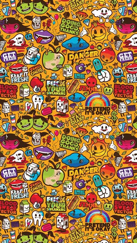 50 Cute Cartoon Food Wallpapers