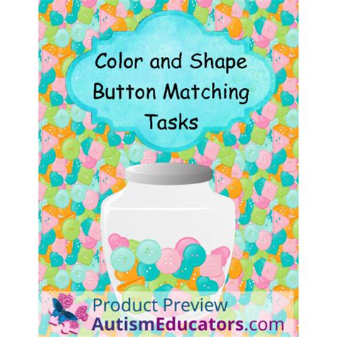 Color And Shape Button Matching Tasks