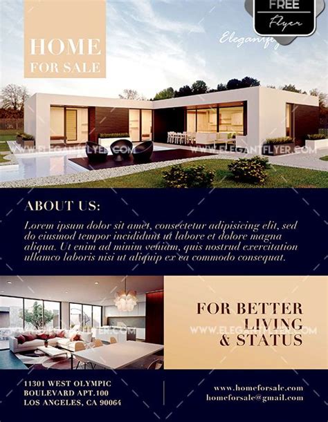 Real Estate Free Psd Flyer Template Psdflyer