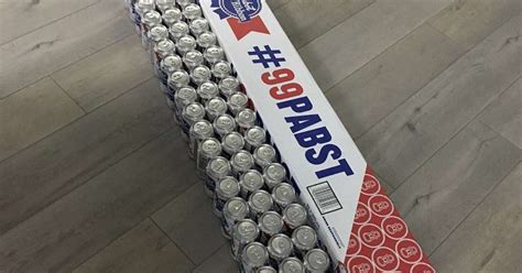 Pbr 99 Pack Pabst Blue Ribbon Now Selling 99 Cans Of Beer In One Pack