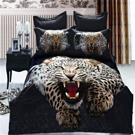 Please note that there is no stuffing in the duvet cover, there is a zipper on the duvet cover, you can put your comforter or. Black and Coffee Brown Classic Cute Snow Leopard Print ...