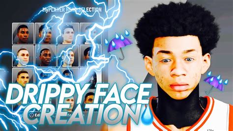 New Drippy Face Creation Tutorial In Nba 2k20 Best Face Creation ☔