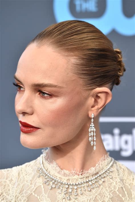Kate Bosworths Makeup At Critics Choice Awards 2018 Popsugar Beauty
