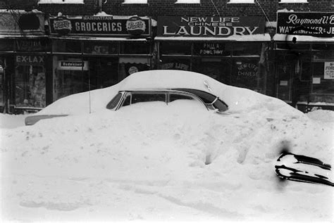 A March Blizzard In New York City See Incredible Photos Of The Snowy Streets Of 1956 ~ Vintage