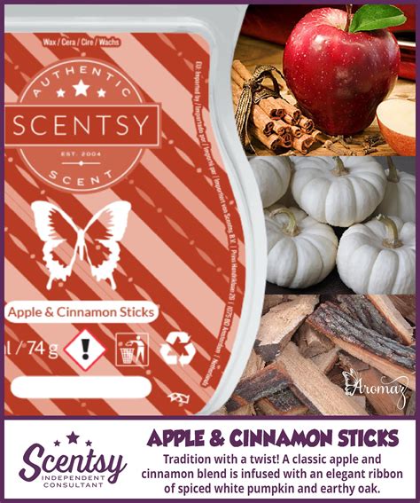Scentsy Autumn Winter 2017 New Release Wax Bar Apple And Cinnamon